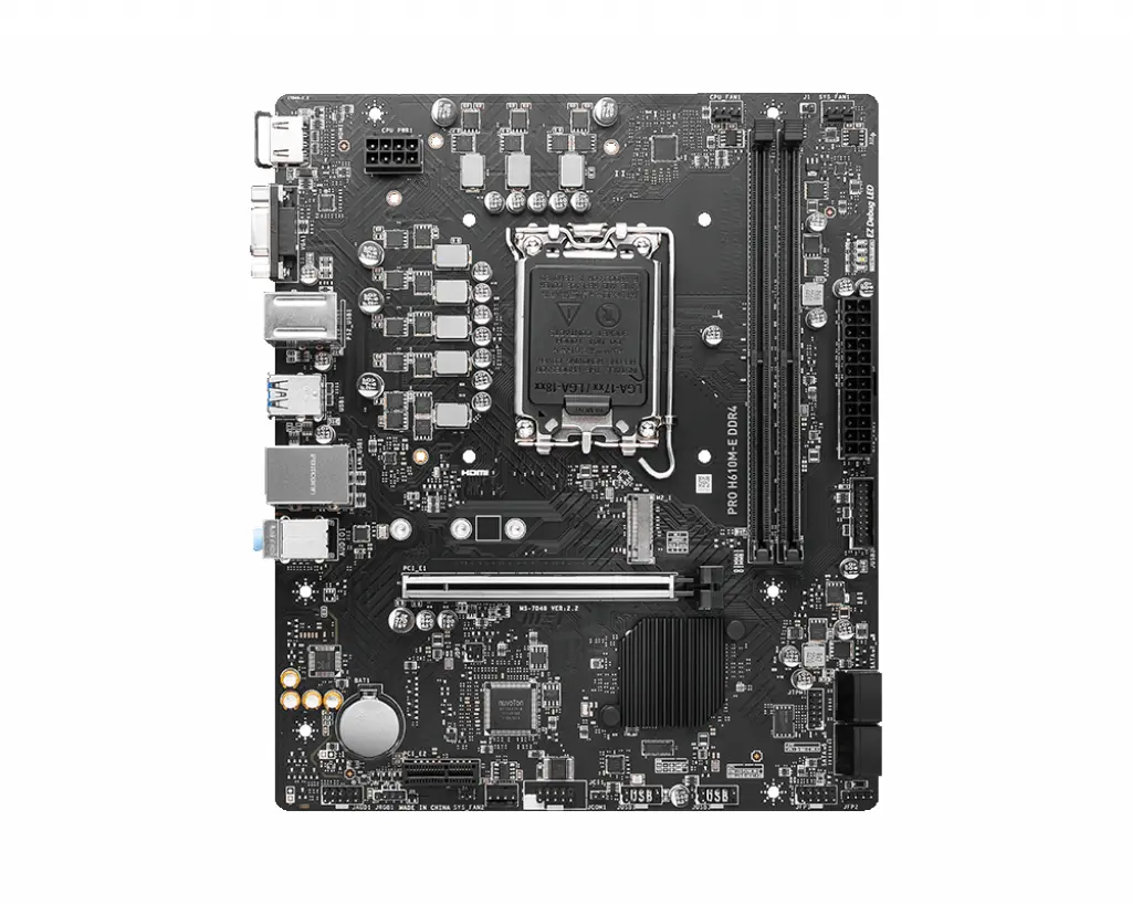 MSI 1700 H610M-E DDR4 PRO - DDR4/M.2/HDMI/VGA/µATX - Afbeelding 2