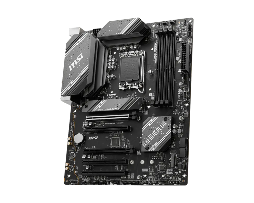 MSI 1700 B760 GAMING PLUS WIFI - DDR5/2xM.2/DP/HDMI/ATX - Afbeelding 2