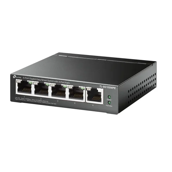 5Port 1Gbps Easy Smart 4xPoE+ 120W TP-Link