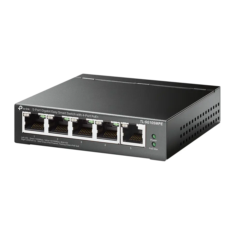 5Port 1Gbps Easy Smart 4xPoE+ 120W TP-Link