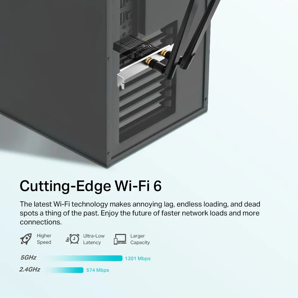 AX1800 WiFi6 - BT 5.2 TP-Link - Afbeelding 4