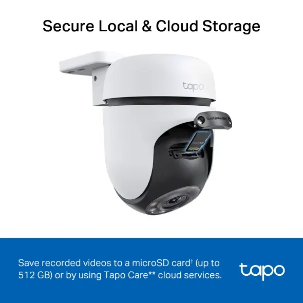 2K WiFi DC IR/kleur IP65 Tapo TP-Link - Afbeelding 2