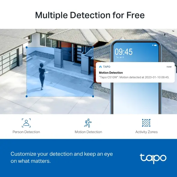 2K WiFi DC IR/kleur IP65 Tapo TP-Link - Afbeelding 7