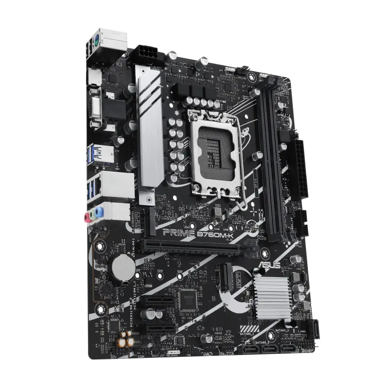 ASUS 1700 B760M-K PRIME - DDR5/2xM.2/HDMI/VGA/µATX - Afbeelding 2