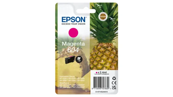 Epson 604 Singlepack Magenta 2,4ml (Origineel) pineapple