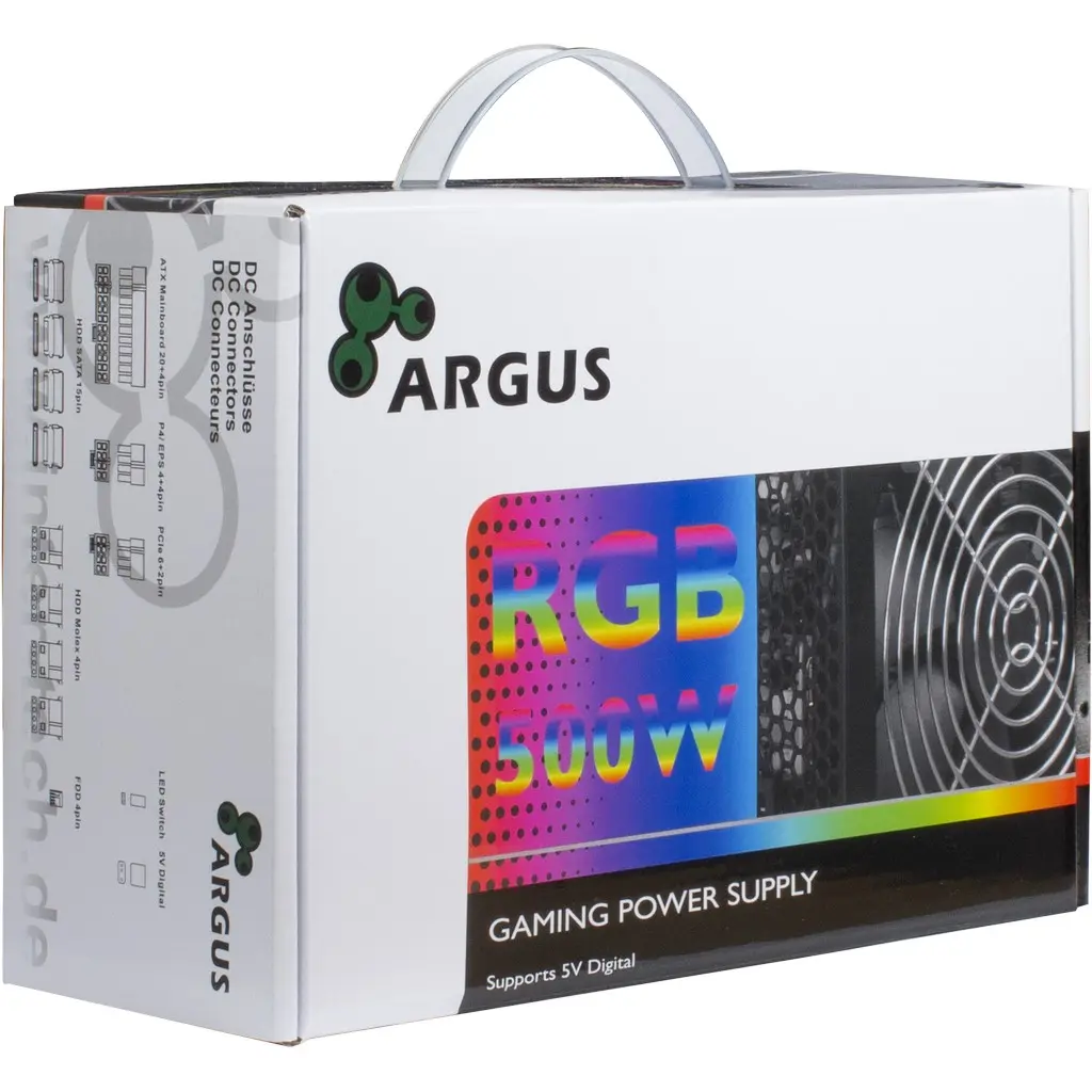 Argus RGB-500 II Bronze 500W ATX - Afbeelding 4