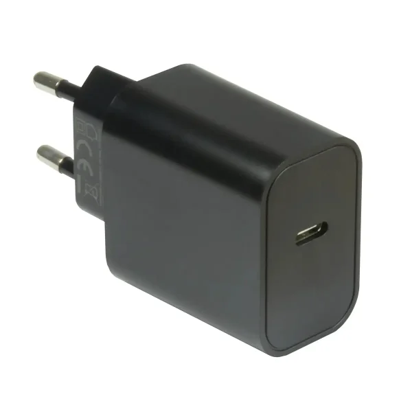 Lader 230V 1xUSB-C 20W Argus PD-2020 Zwart