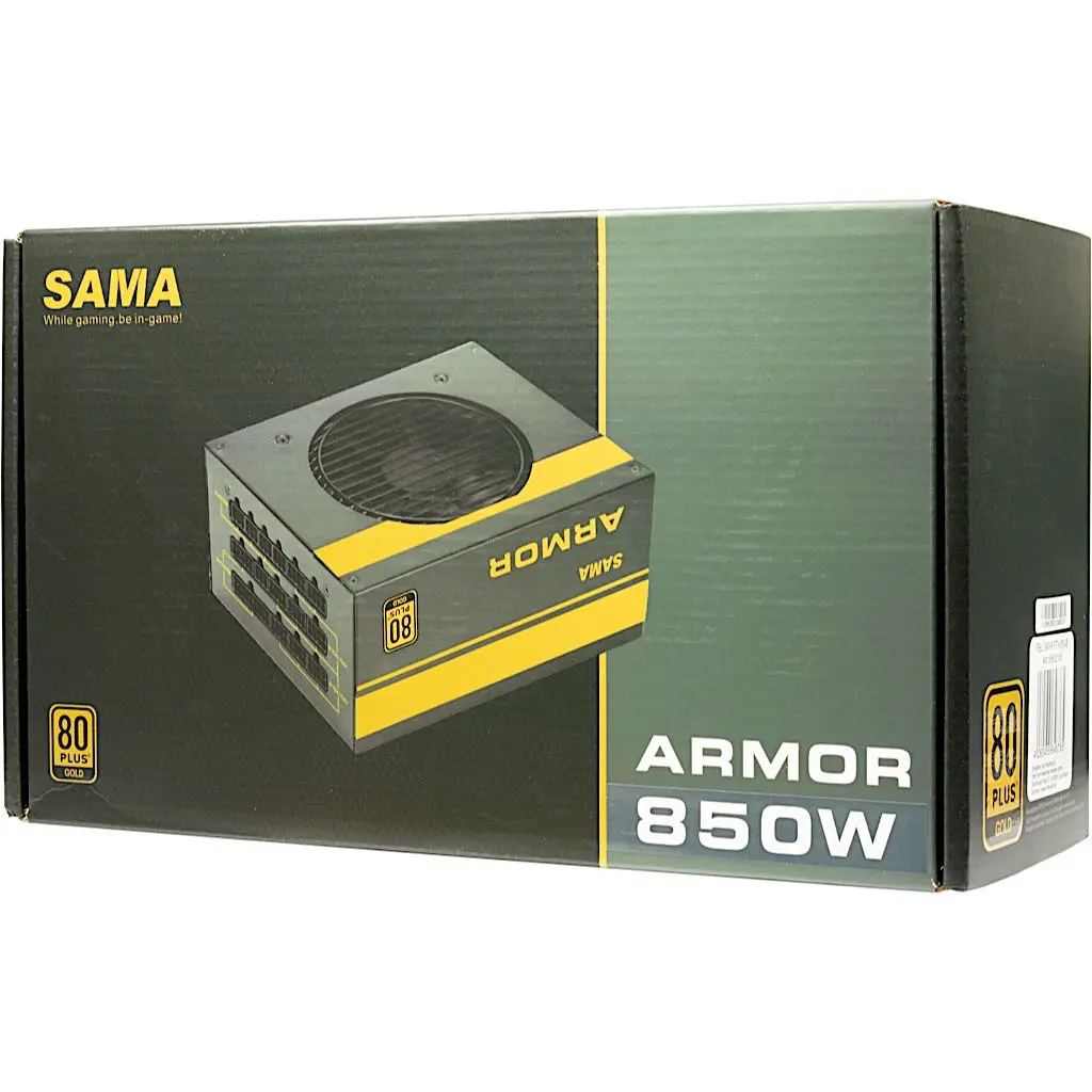 SAMA FTX-850-B Armor Gold 850W ATX - Afbeelding 5