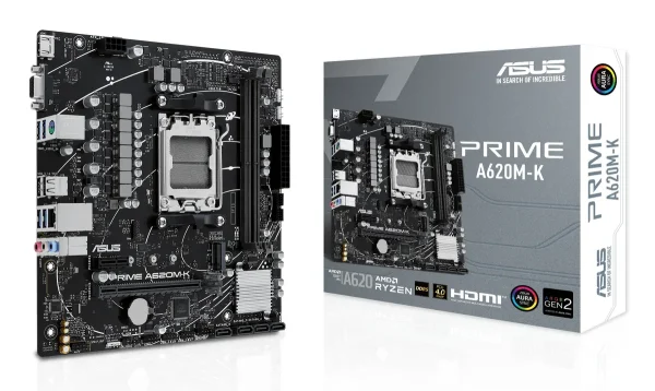 ASUS AM5 A620M-K PRIME - DDR5/M.2/HDMI/VGA/µATX