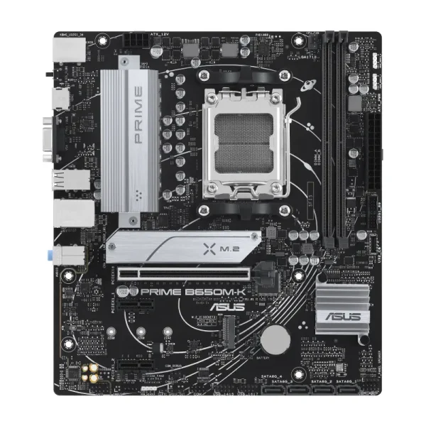 ASUS AM5 B650M-K PRIME - DDR5/2xM.2/HDMI/VGA/µATX