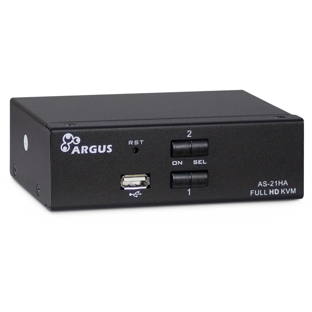 KVM Switch Argus AS-21HA 2xHDMI/2x3,5mm/2xUSB