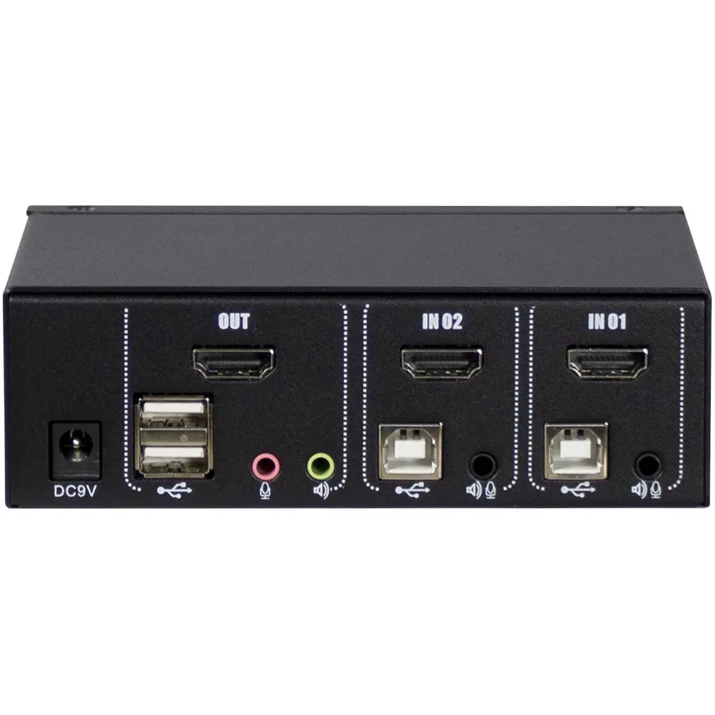 KVM Switch Argus AS-21HA 2xHDMI/2x3,5mm/2xUSB - Afbeelding 4