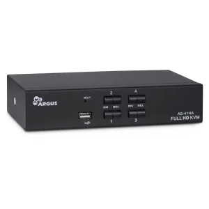 KVM Switch Argus AS-41HA 2xHDMI/2x3,5mm/2xUSB