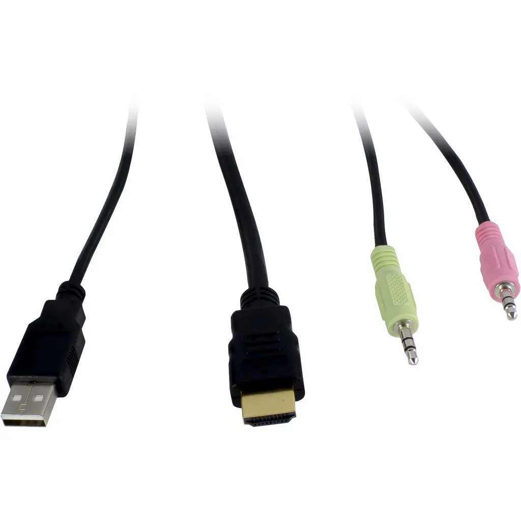 KVM Switch Argus AS-41HA 2xHDMI/2x3,5mm/2xUSB - Afbeelding 4