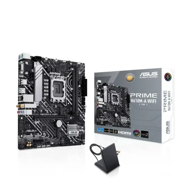 ASUS 1700 H610M-A WIFI PRIME - DDR5/2xM.2/DP/HDMI/VGA