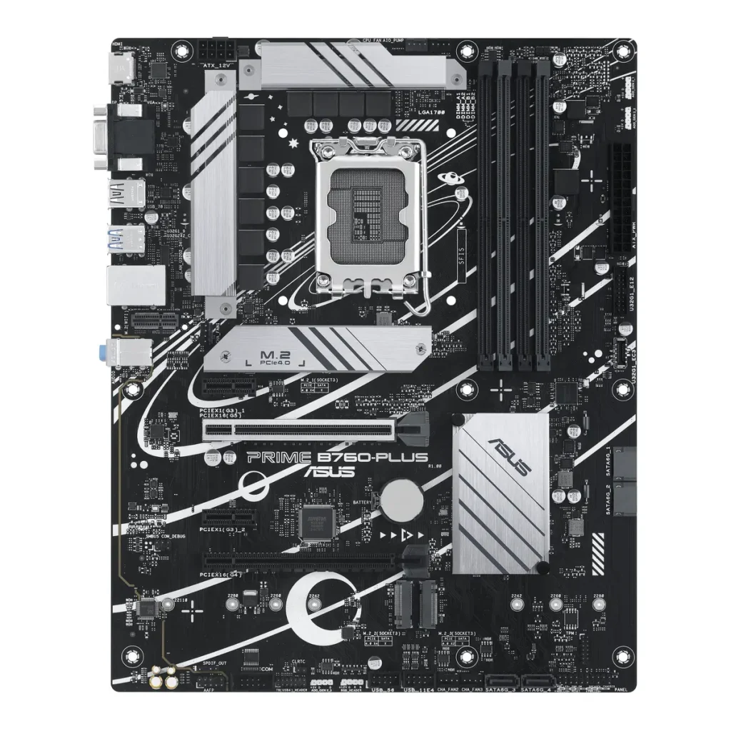 ASUS 1700 B760-PLUS PRIME - DDR5/3xM.2/DP/HDMI/VGA/ATX
