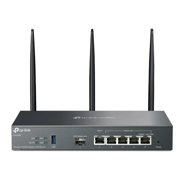 VPN AX3000 WiFi6 Mesh-7Port 2.5Gbps Omada TP-Link