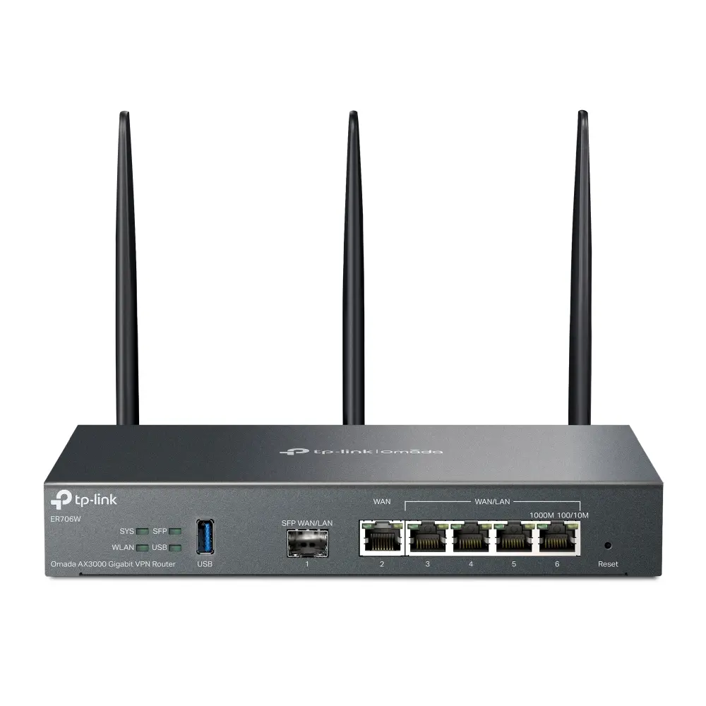 VPN AX3000 WiFi6 Mesh-7Port 2.5Gbps Omada TP-Link