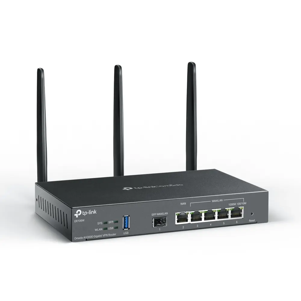 VPN AX3000 WiFi6 Mesh-7Port 2.5Gbps Omada TP-Link - Afbeelding 2