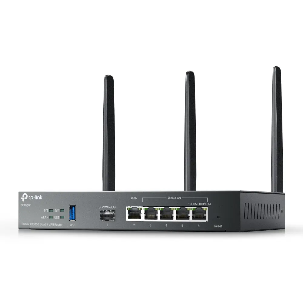 VPN AX3000 WiFi6 Mesh-7Port 2.5Gbps Omada TP-Link - Afbeelding 3