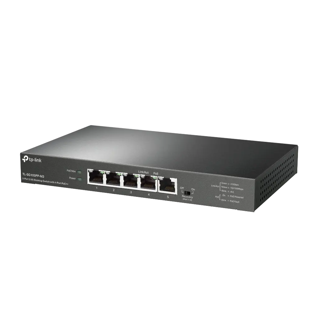 5Port 2.5Gbps Omada Easy Smart 4xPoE++ TP-Link - Afbeelding 2
