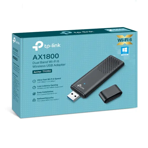 AX1800 WiFi 6 USB 3.0 TP-Link Archer TX20U - Afbeelding 3