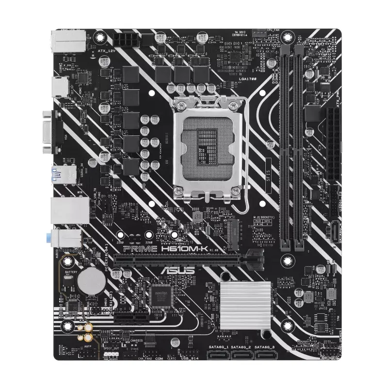 ASUS 1700 H610M-K PRIME - DDR5/M.2/HDMI/VGA/µATX
