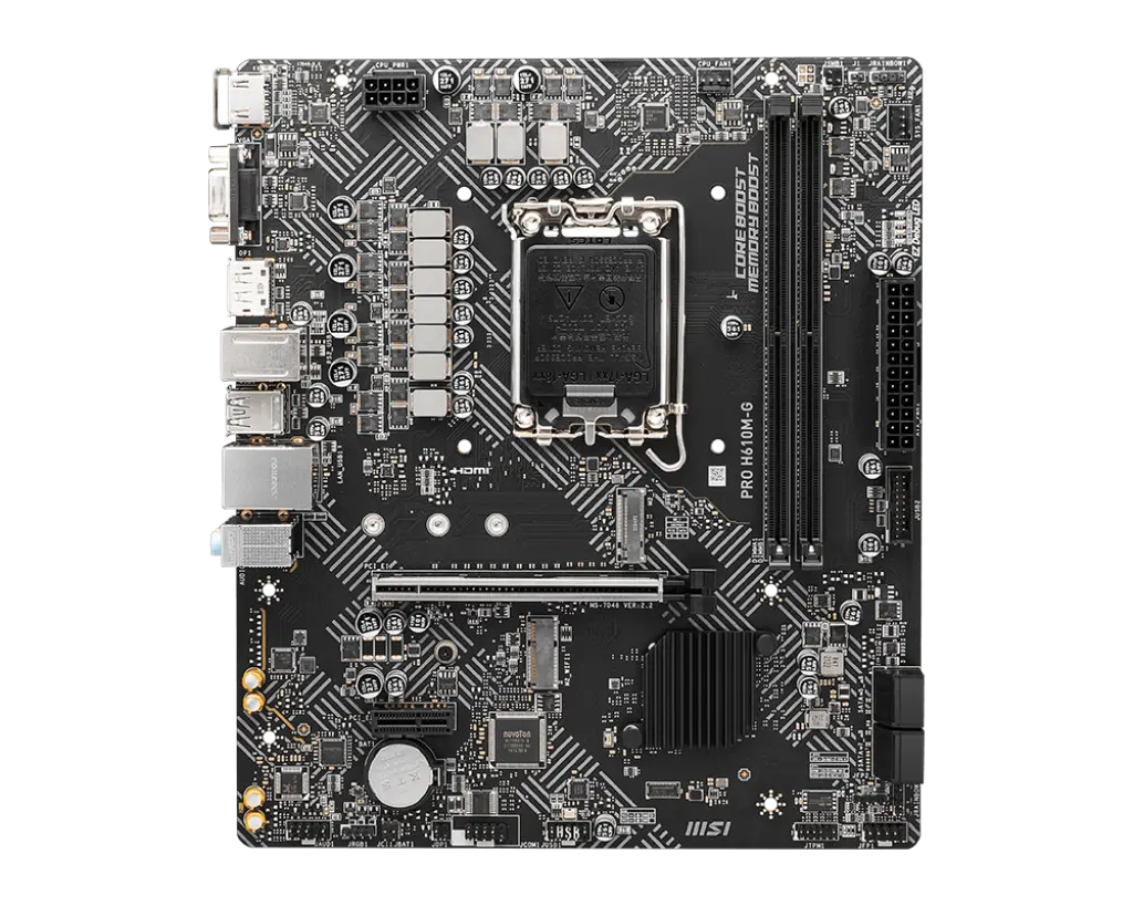 MSI 1700 H610M-G PRO - DDR5/M.2/DP/HDMI/VGA/µATX