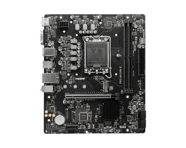 MSI 1700 H610M-E PRO - DDR5/M.2/HDMI/VGA/µATX
