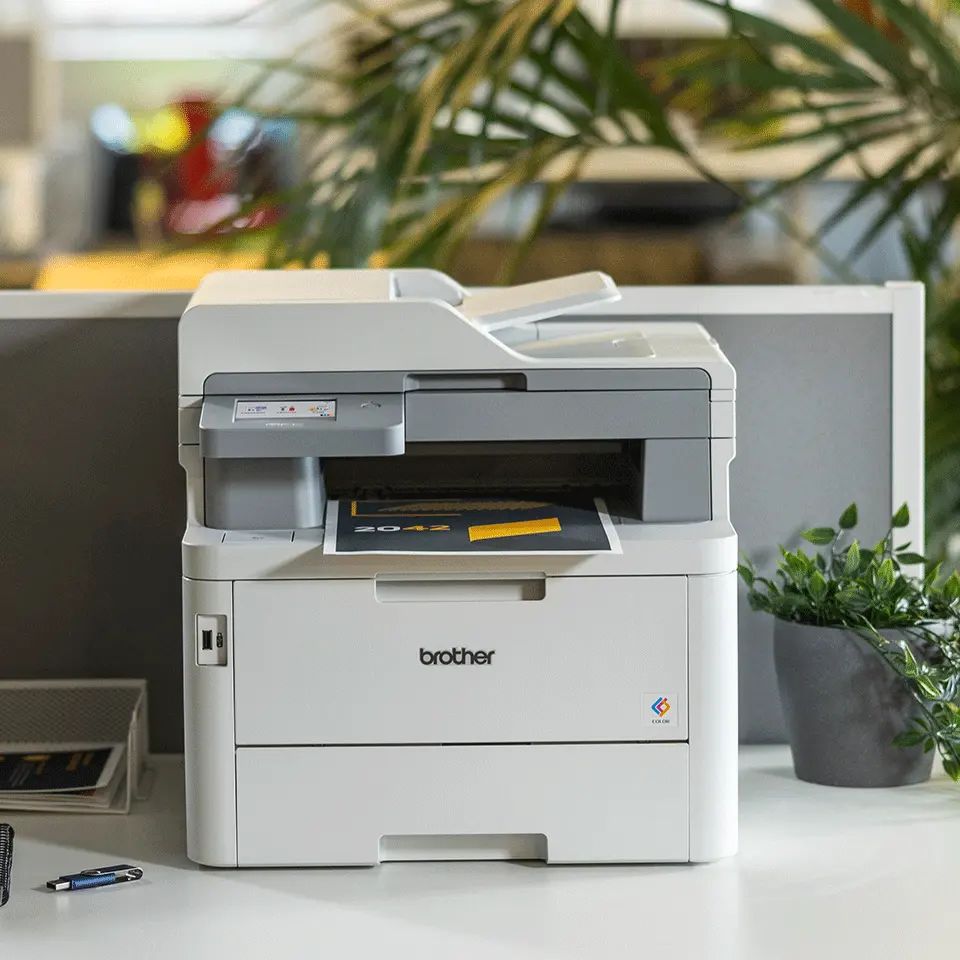 Brother MFC-L8390CDW LED KLEUR /AIO/WLAN/FAX/Wit-Grijs - Afbeelding 4