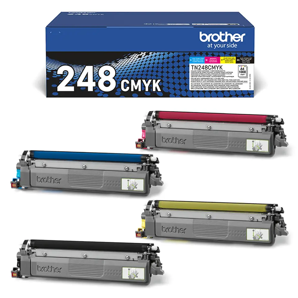 Brother TN-248VAL 4-Pack 4x 1.000 pagina`s (Origineel) - Afbeelding 3