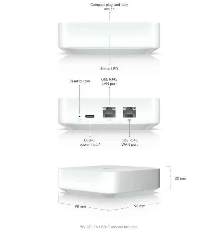 Ubiquiti Gateway Lite - Afbeelding 3