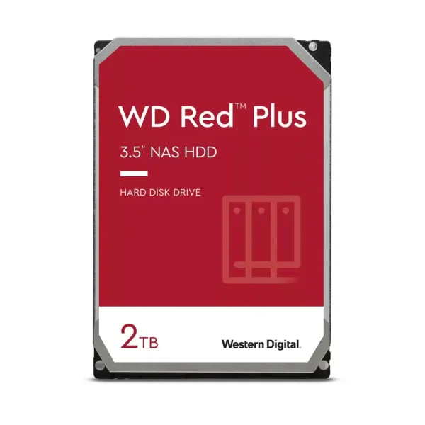 2TB WD Red Plus-NAS 64MB/5400rpm