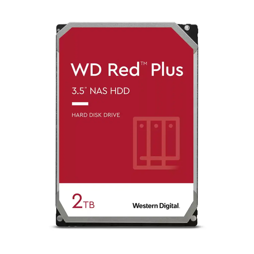 2TB WD Red Plus-NAS 64MB/5400rpm
