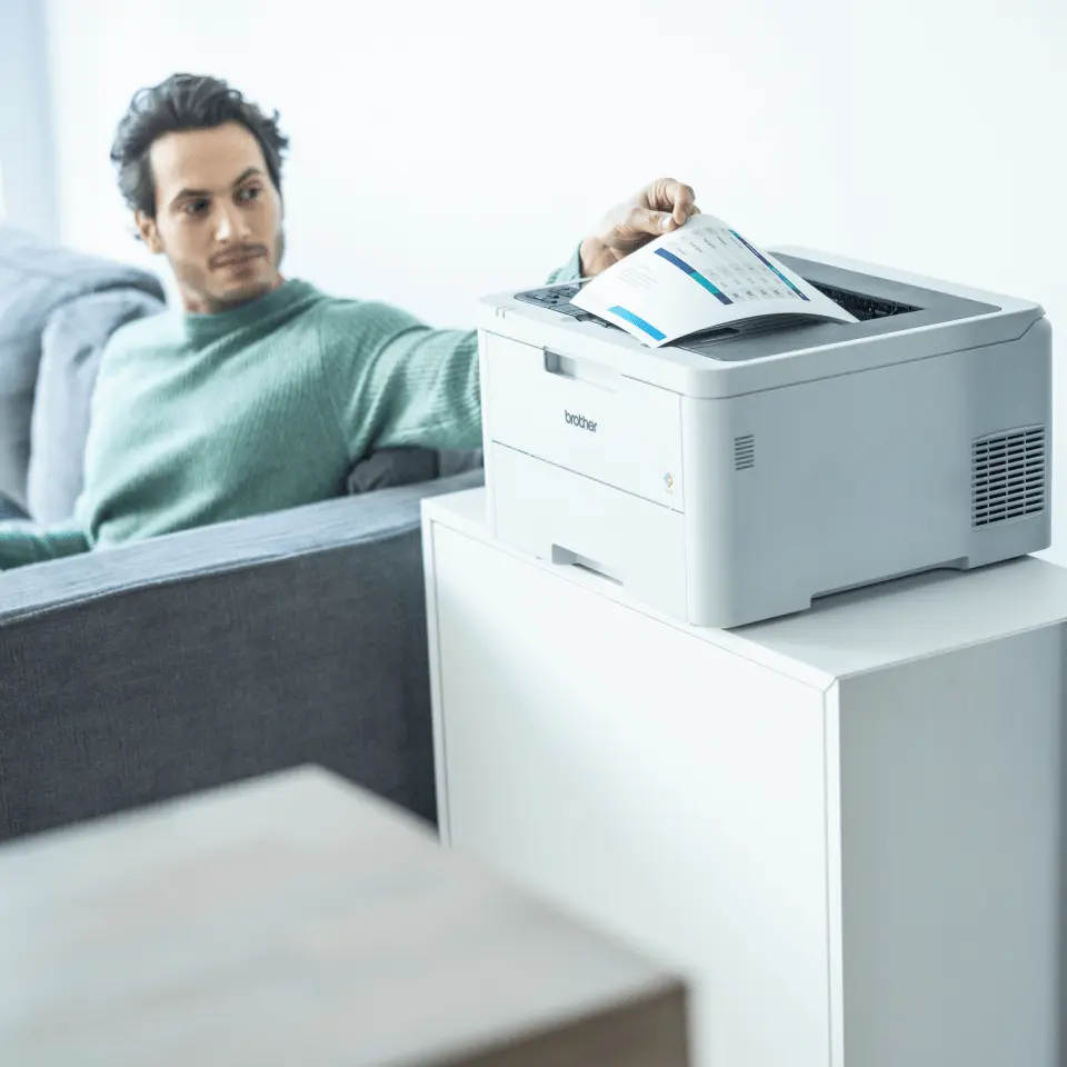 Brother HL-L3240CDW LED KLEUR / WLAN / LAN / Wit-Grijs - Afbeelding 5