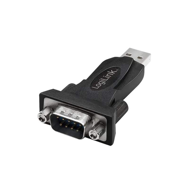 Adapter USB-A 2.0 (M)--> Serieel (M) LogiLink