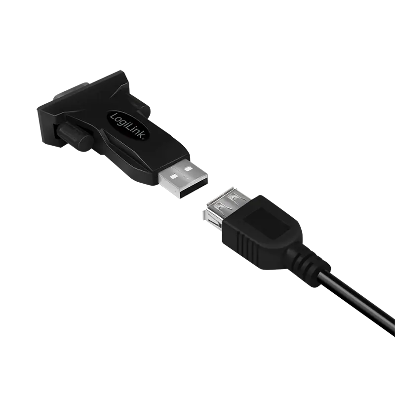 Adapter USB-A 2.0 (M)--> Serieel (M) LogiLink - Afbeelding 3