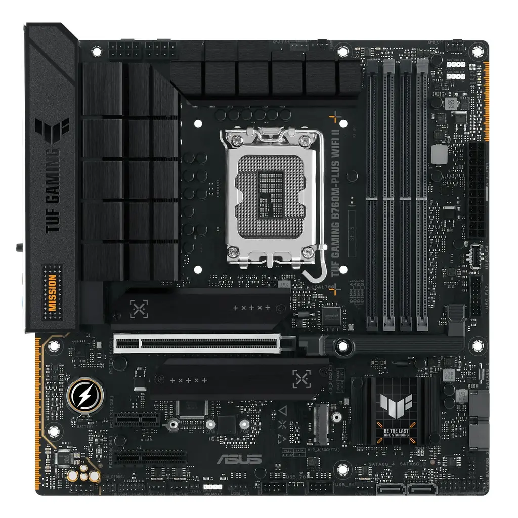 ASUS 1700 B760M-PLUS WIFI II TUF GAMING - DDR5/3xM.2/DP