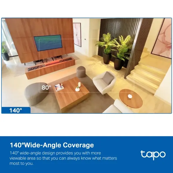 TP-Link Tapo C125 WiFi/2K/2-Way Audio/IR - Afbeelding 3