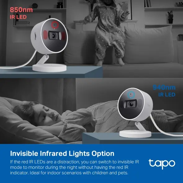 TP-Link Tapo C125 WiFi/2K/2-Way Audio/IR - Afbeelding 4