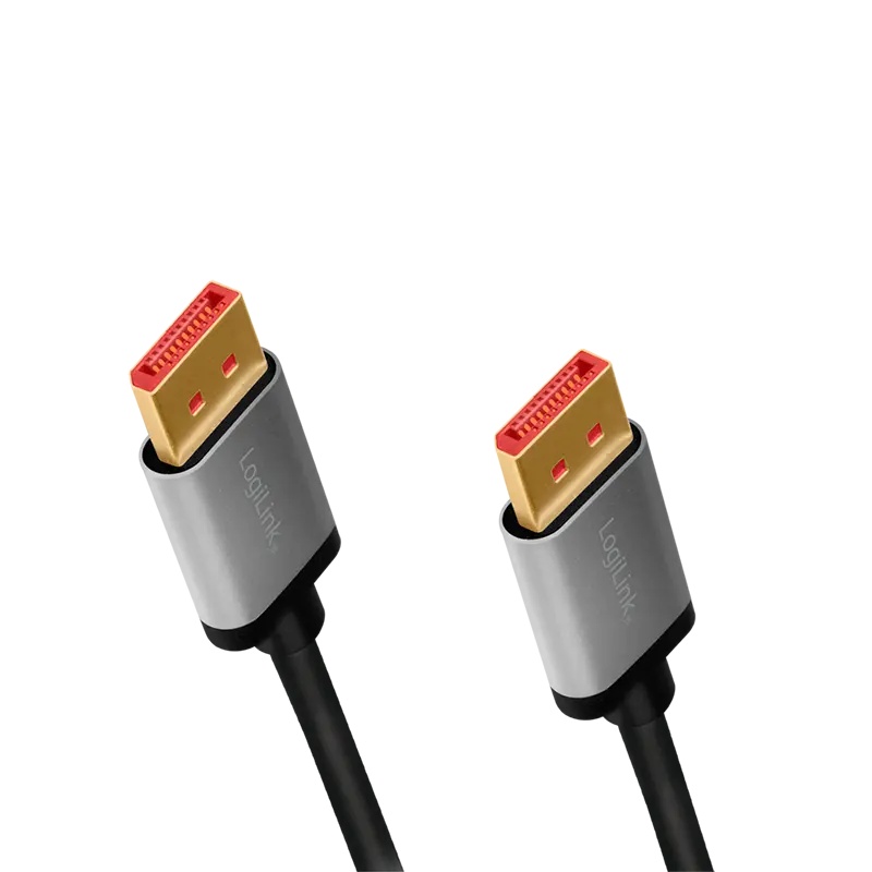 DisplayPort 1.4 3.00m 8K/60Hz LogiLink Aluminium - Afbeelding 2