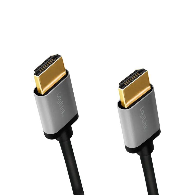 HDMI 1.00m 4K/60Hz LogiLink, aluminium - Afbeelding 2