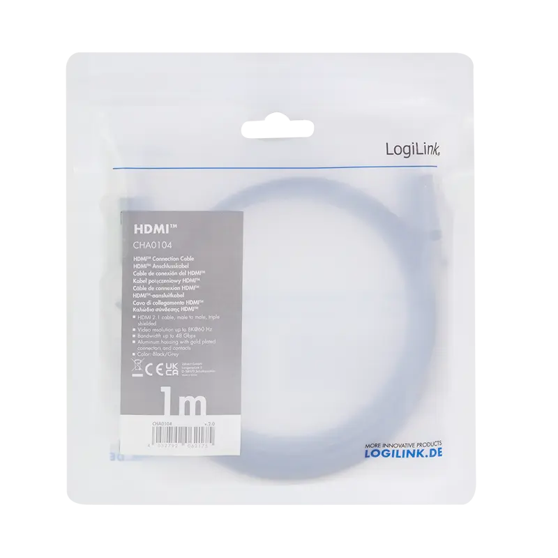 HDMI 1.00m 8K/60Hz LogiLink - Afbeelding 4
