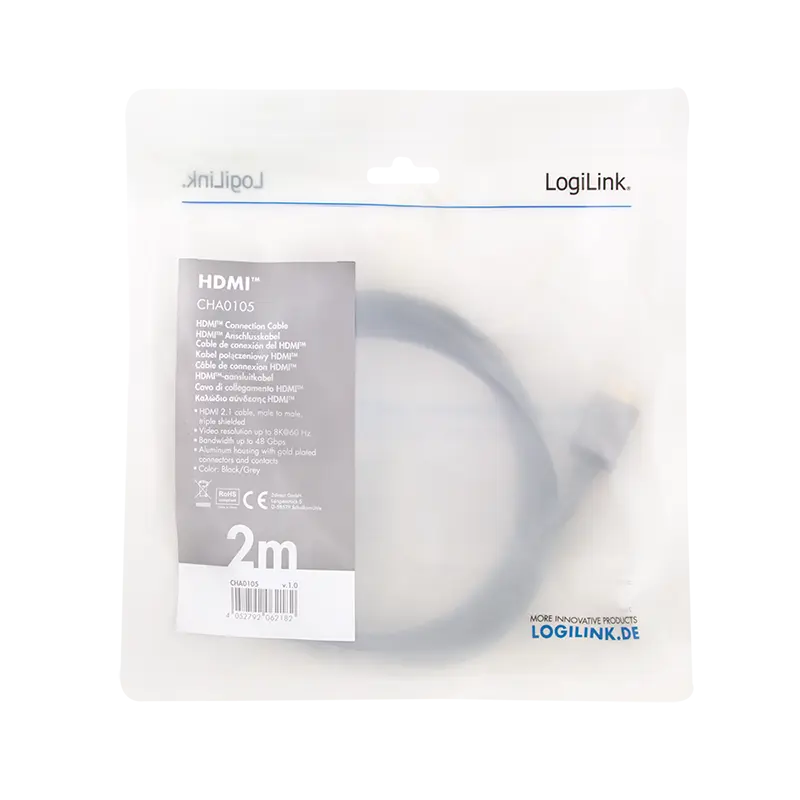 HDMI 2.00m 8K/60Hz LogiLink - Afbeelding 5