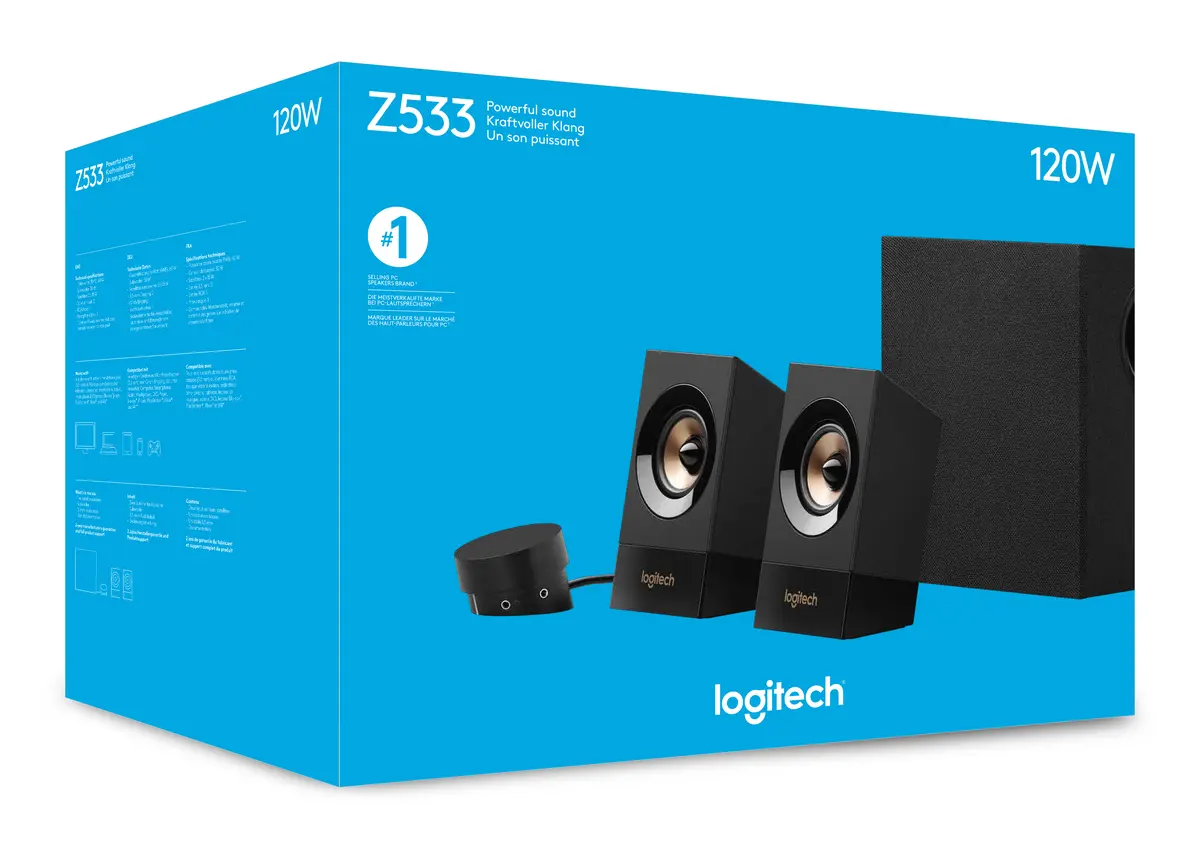 Logitech 2.1 Z533 Zwart - Afbeelding 17