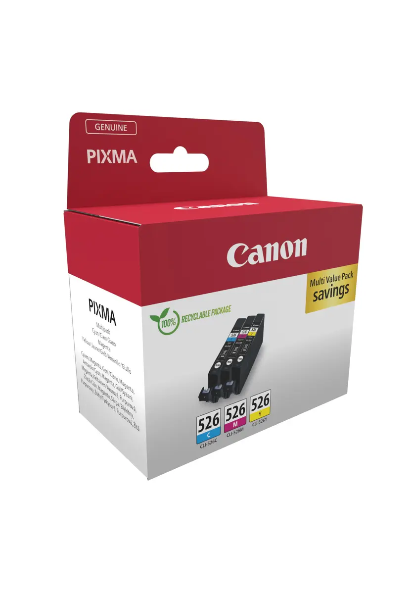 Canon (F) CLI-526 Multipack 27,0ml (Origineel) - Afbeelding 2