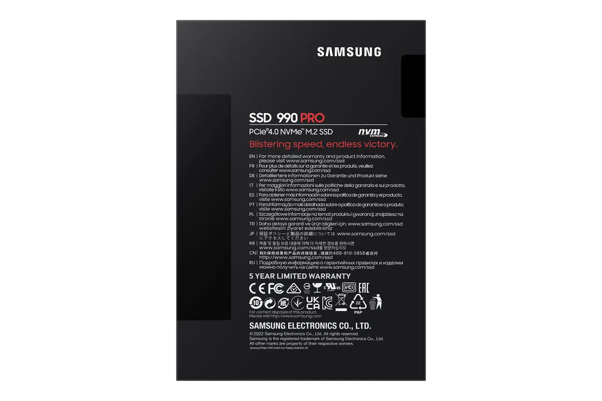 4TB M.2 PCIe NVMe Samsung 990 PRO MLC/7450/6900 - Afbeelding 6