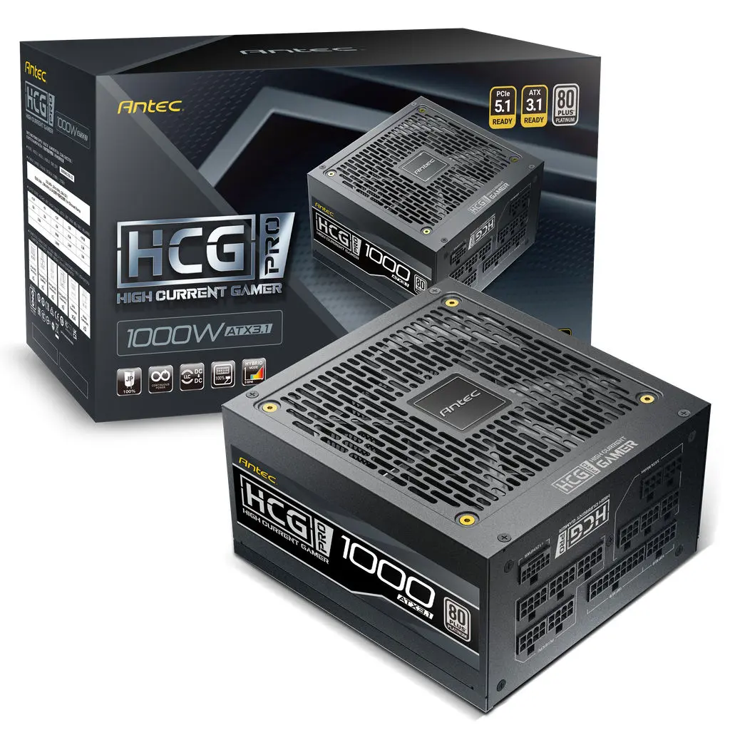 Antec 1000W HCG1000 Pro P EC 80+ Platinum Full M. ATX3.1