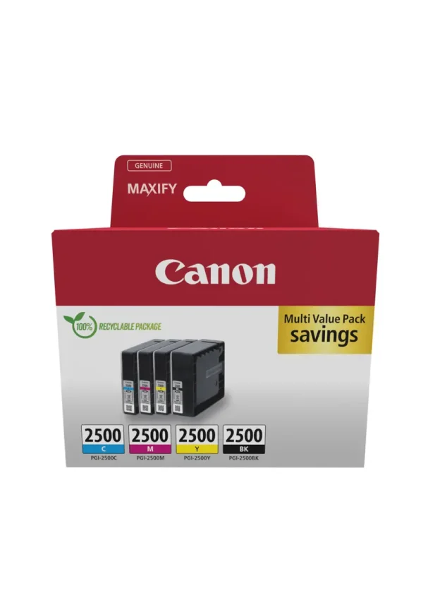 Canon (R) PGI-2500 BK/C/M/Y MultiPack 57,9ml(Origineel)