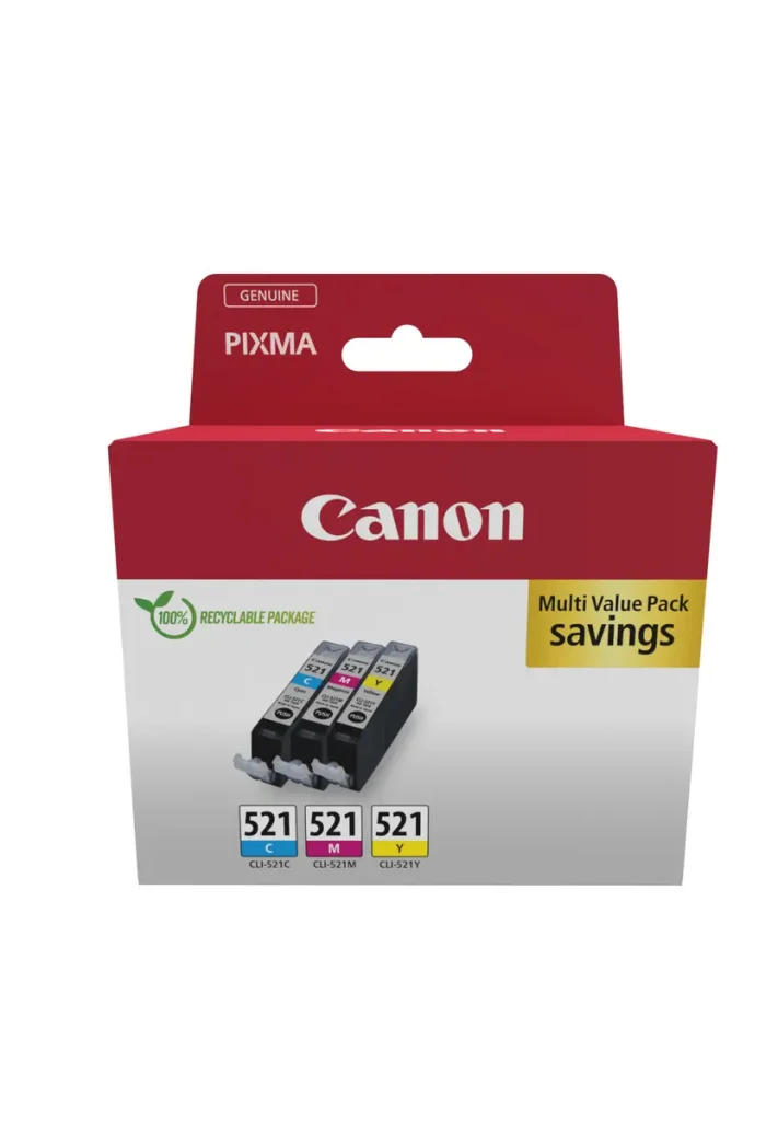 Canon (C) CLI-521 Multipack C/M/Y 27,0ml (Origineel)